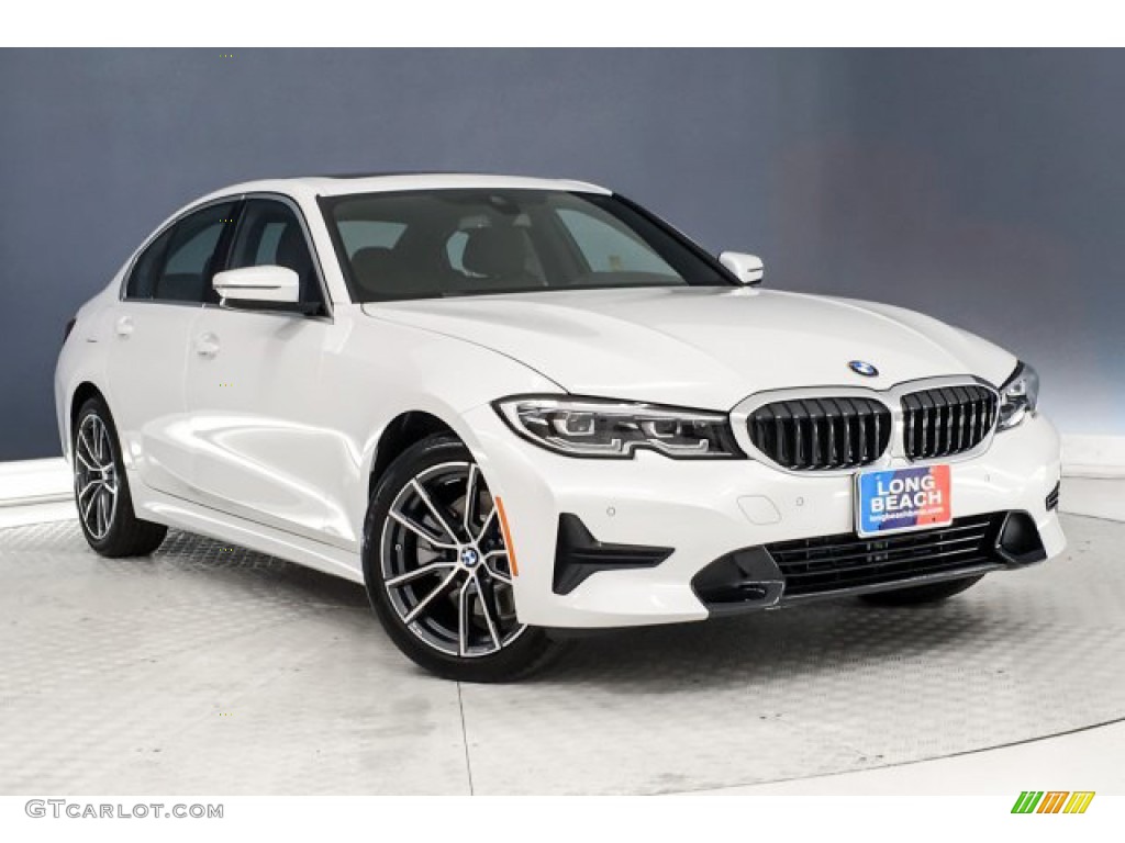 2019 3 Series 330i Sedan - Mineral White Metallic / Black photo #12