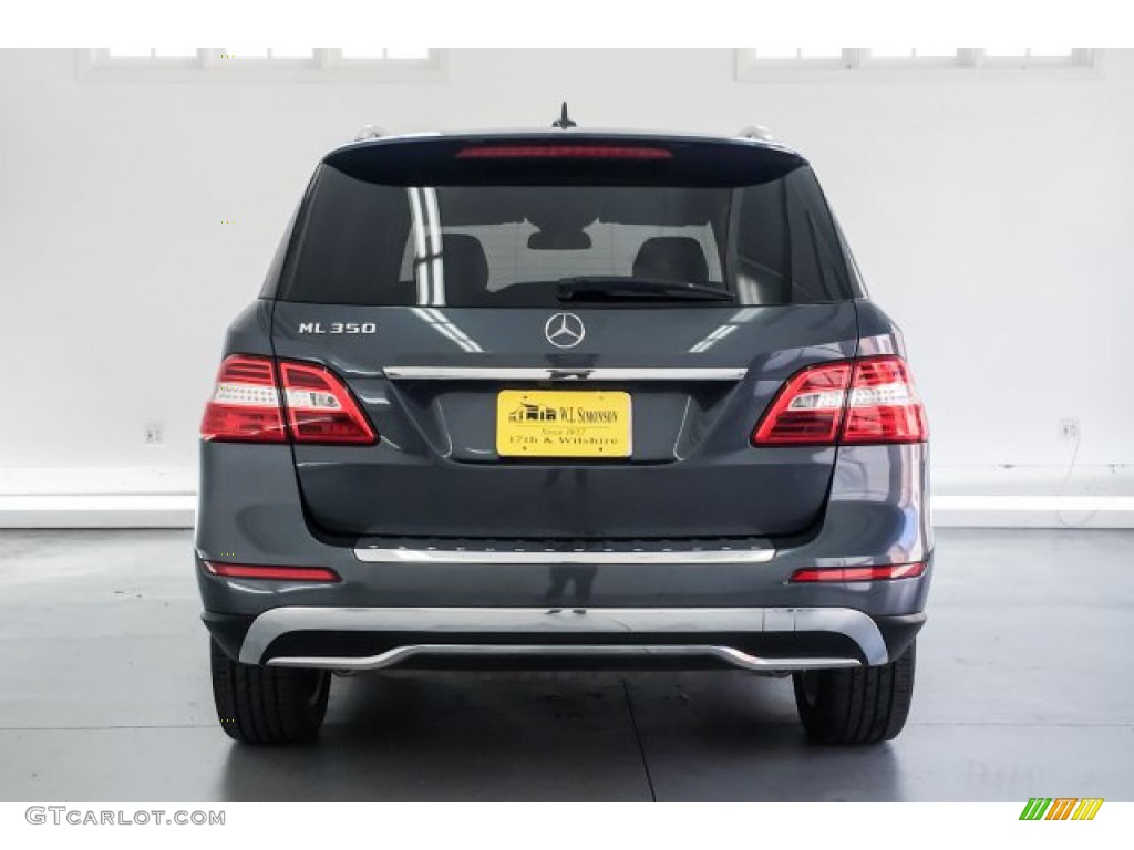 2013 ML 350 4Matic - Steel Grey Metallic / Almond Beige photo #3