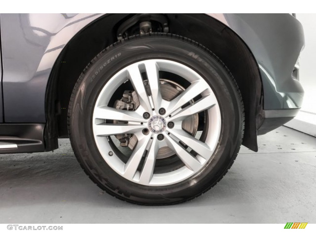2013 ML 350 4Matic - Steel Grey Metallic / Almond Beige photo #8