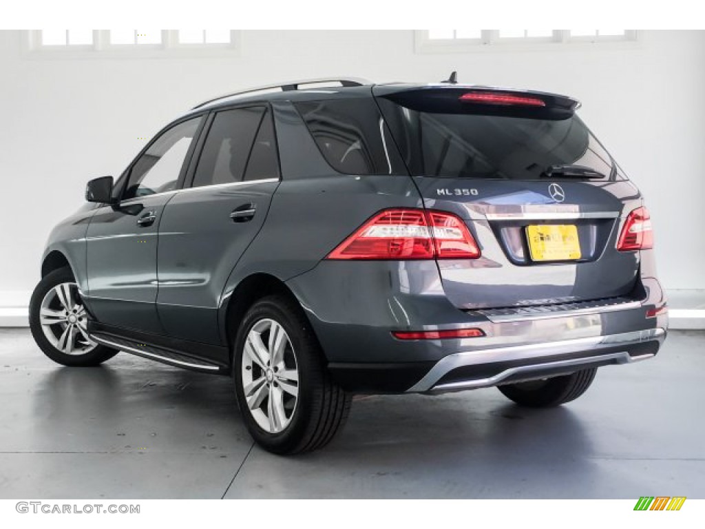 2013 ML 350 4Matic - Steel Grey Metallic / Almond Beige photo #10