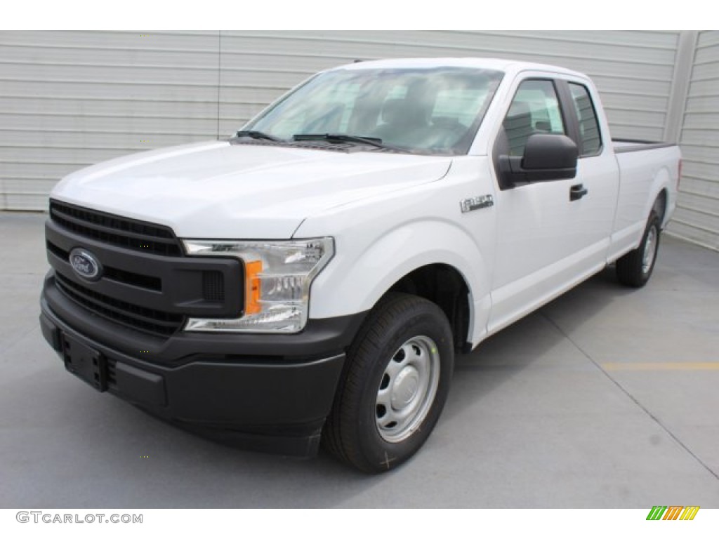 2019 F150 XL SuperCab - Oxford White / Earth Gray photo #3