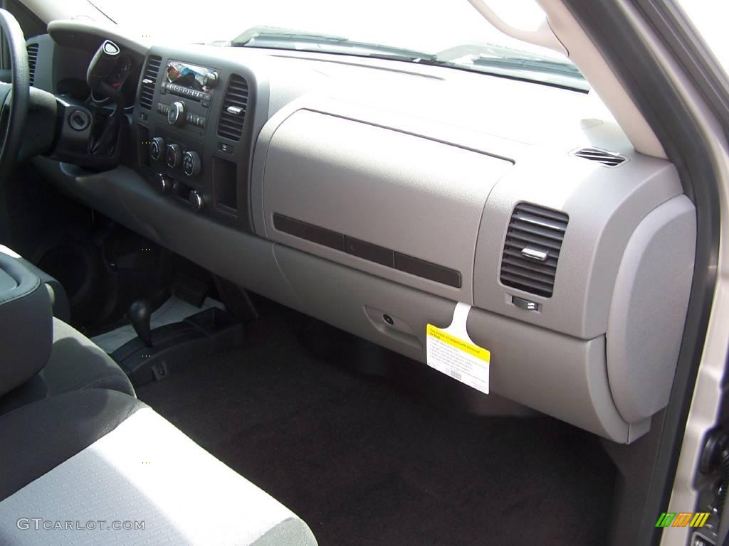 2009 Silverado 1500 LS Crew Cab 4x4 - Silver Birch Metallic / Dark Titanium photo #23