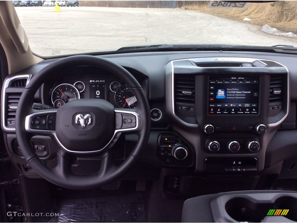 2019 1500 Big Horn Crew Cab 4x4 - Granite Crystal Metallic / Black/Diesel Gray photo #12