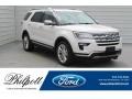 White Platinum 2019 Ford Explorer Limited