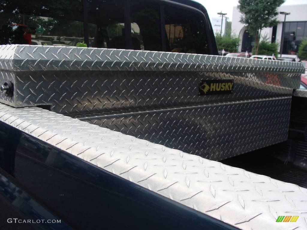 1996 F250 XLT Extended Cab 4x4 - Dark Tourmaline Green Metallic / Grey photo #7