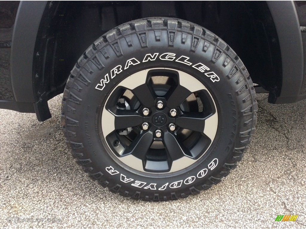2019 1500 Rebel Crew Cab 4x4 - Diamond Black Crystal Pearl / Black/Red photo #7