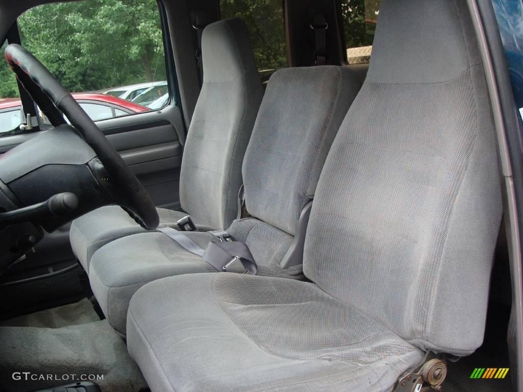 1996 F250 XLT Extended Cab 4x4 - Dark Tourmaline Green Metallic / Grey photo #10