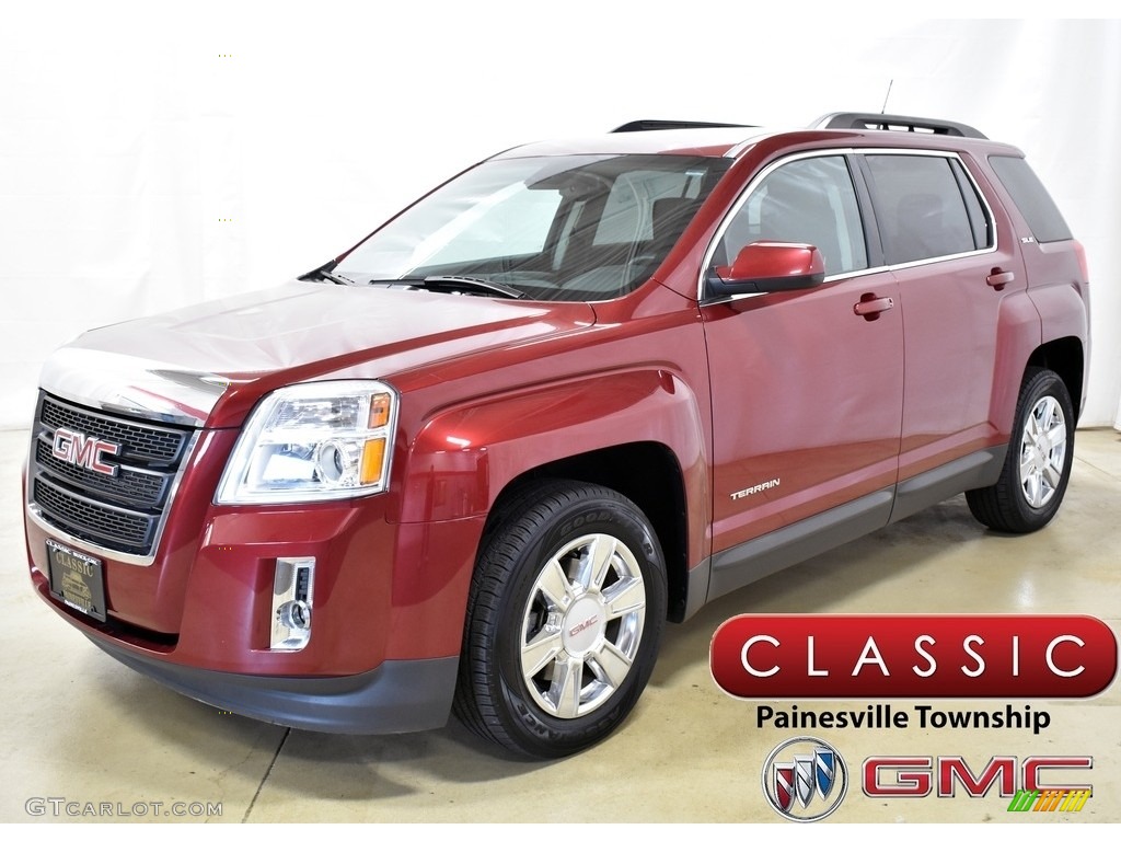 2012 Terrain SLE - Merlot Jewel Metallic / Jet Black photo #1