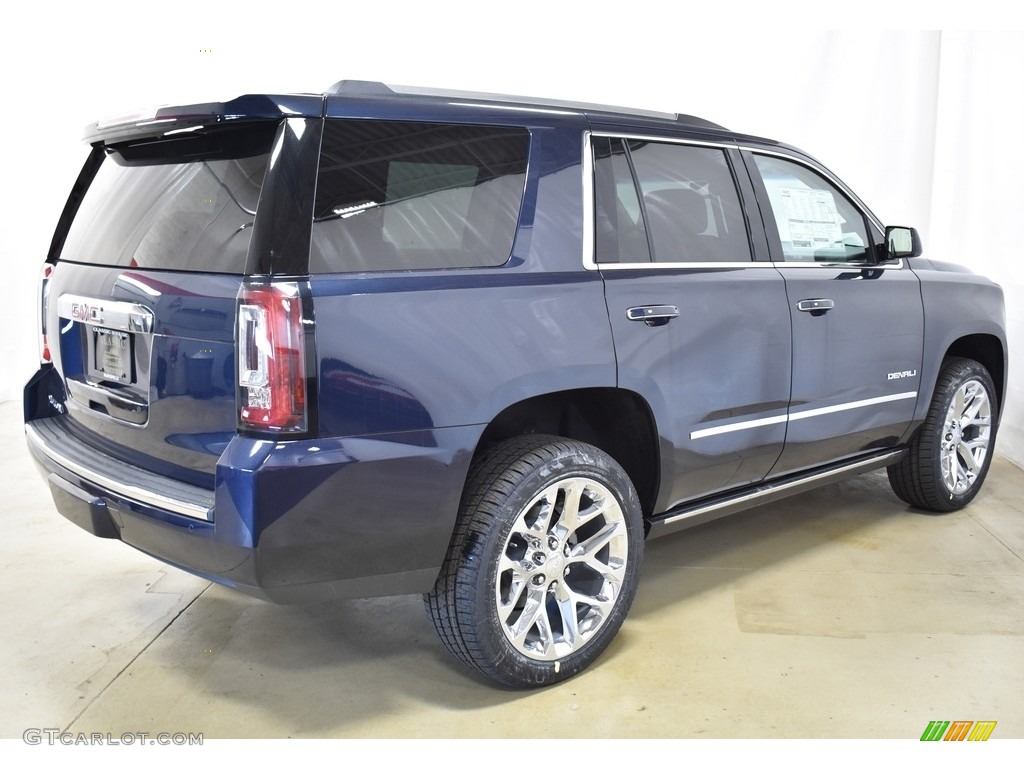 2019 Yukon Denali 4WD - Dark Sapphire Blue Metallic / Cocoa/Shale photo #2