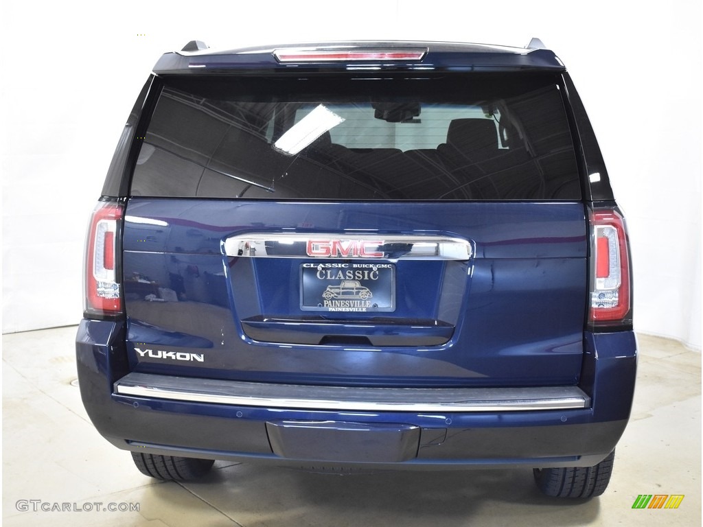 2019 Yukon Denali 4WD - Dark Sapphire Blue Metallic / Cocoa/Shale photo #3