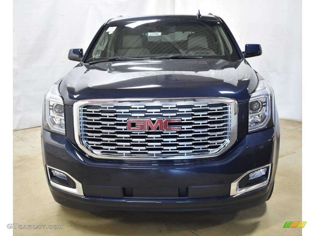 2019 Yukon Denali 4WD - Dark Sapphire Blue Metallic / Cocoa/Shale photo #4
