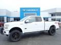 Oxford White 2015 Ford F150 Lariat SuperCab 4x4