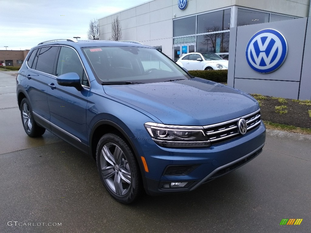 2019 Blue Silk Metallic Volkswagen Tiguan SEL Premium 4MOTION
