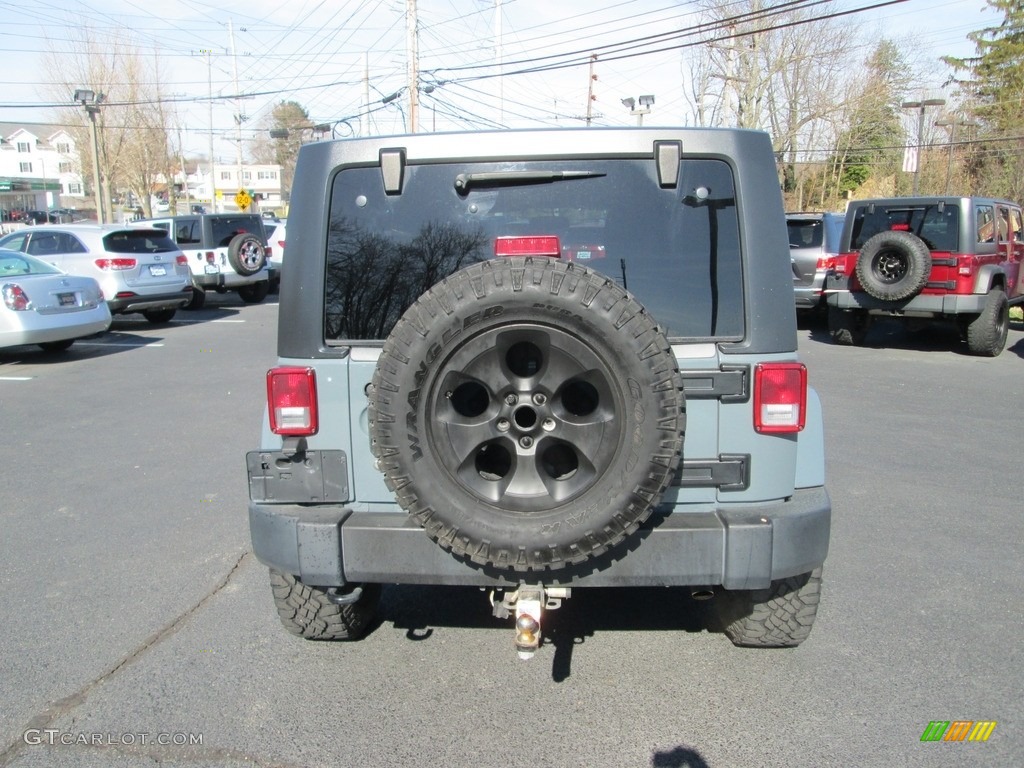 2014 Wrangler Unlimited Sahara 4x4 - Anvil / Black/Dark Saddle photo #7