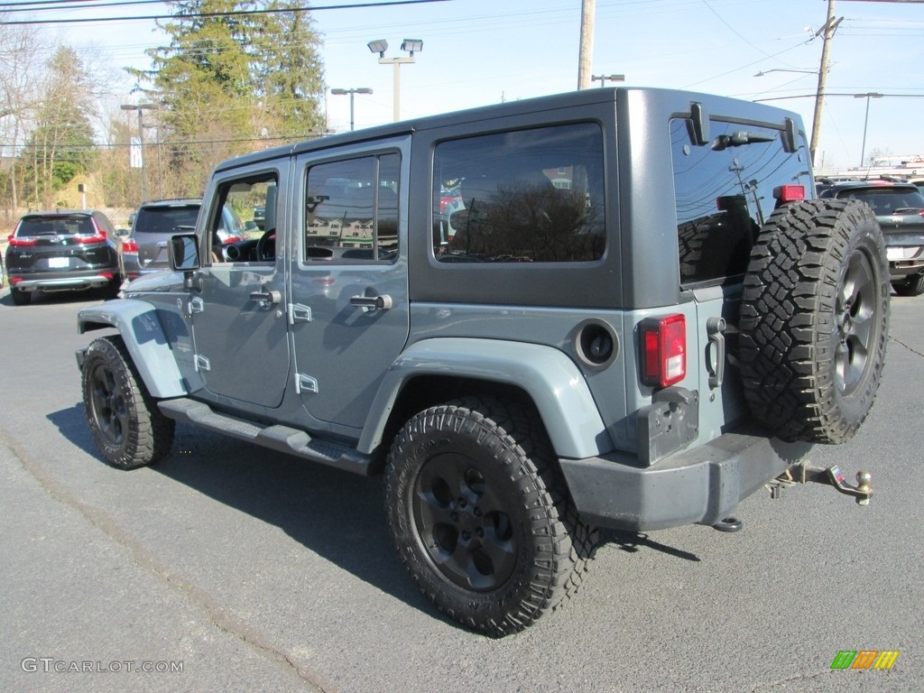 2014 Wrangler Unlimited Sahara 4x4 - Anvil / Black/Dark Saddle photo #8