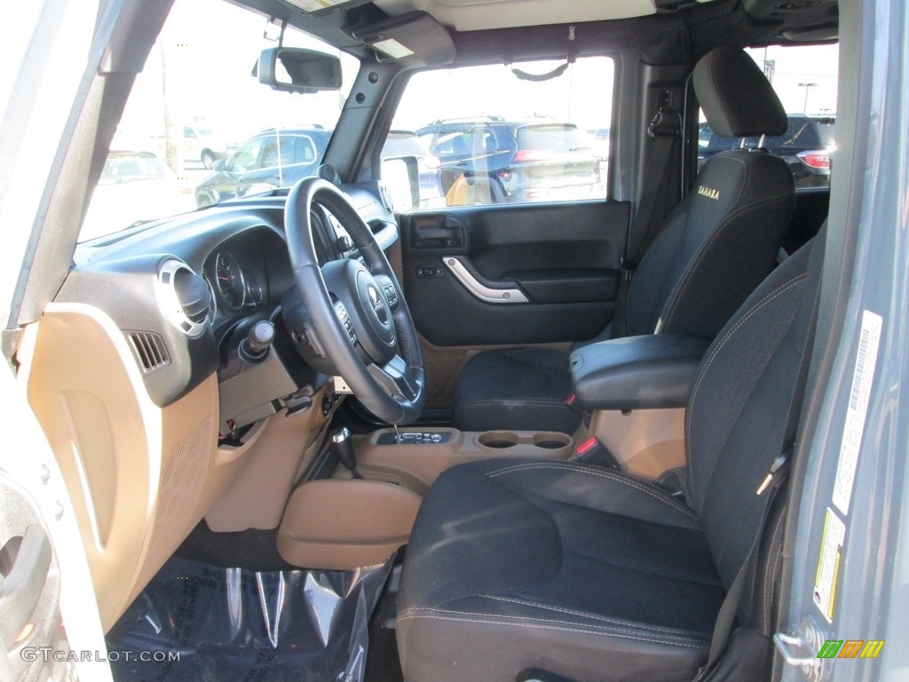 2014 Wrangler Unlimited Sahara 4x4 - Anvil / Black/Dark Saddle photo #13
