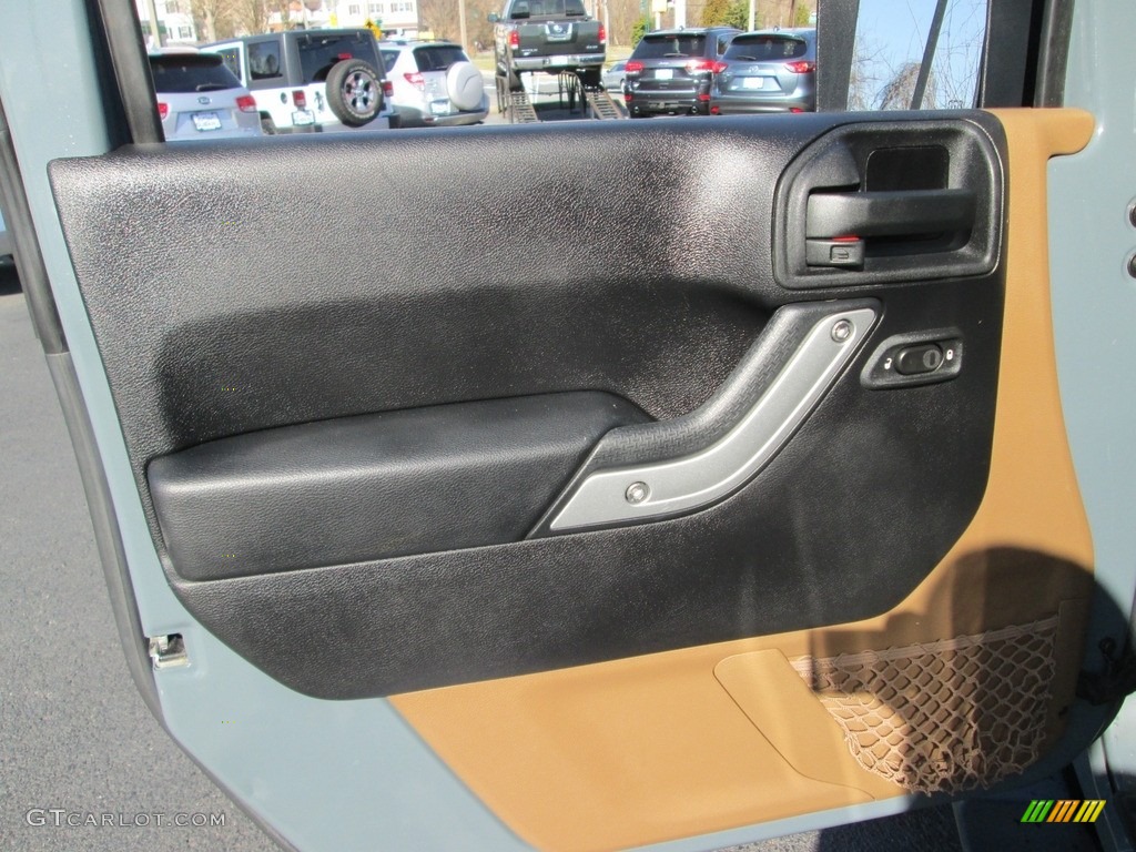 2014 Wrangler Unlimited Sahara 4x4 - Anvil / Black/Dark Saddle photo #14