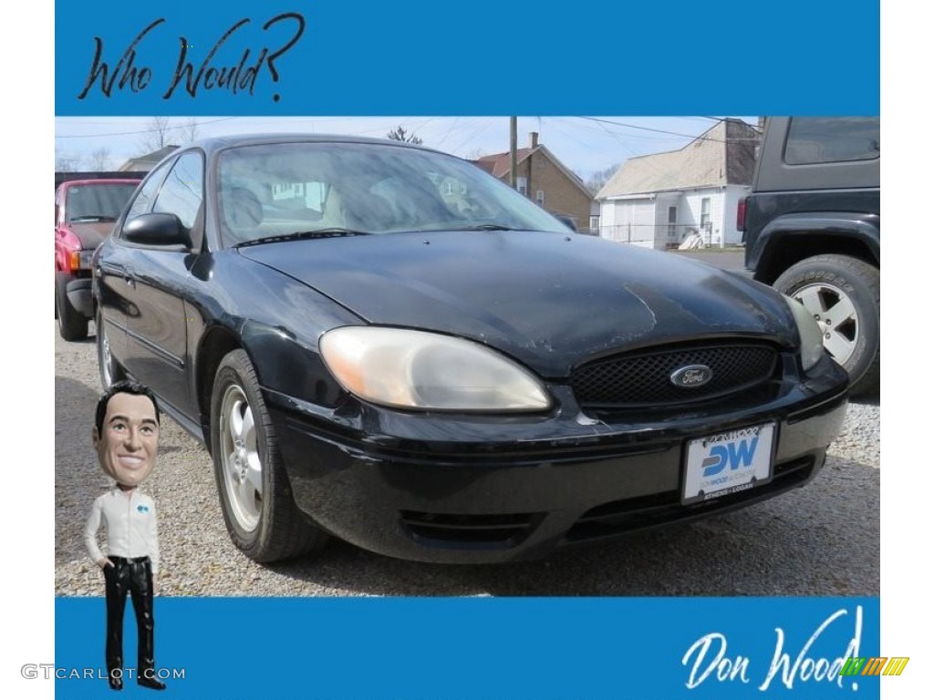 Black Ford Taurus