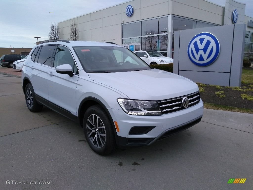 White Silver Metallic 2019 Volkswagen Tiguan SE 4MOTION Exterior Photo #132588820