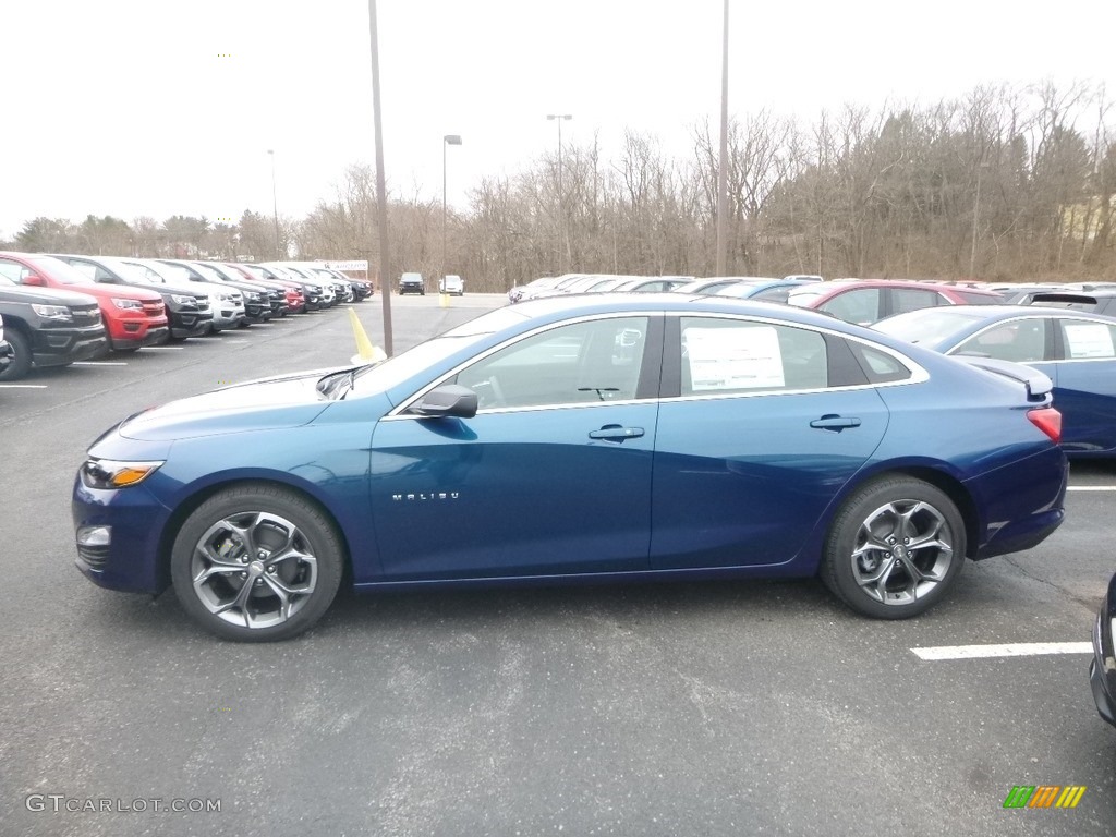 Pacific Blue Metallic 2019 Chevrolet Malibu RS Exterior Photo #132588934