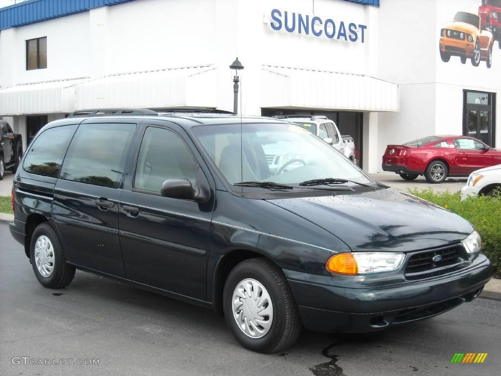 1998 Windstar GL - Deep Emerald Green Metallic / Medium Parchment photo #1