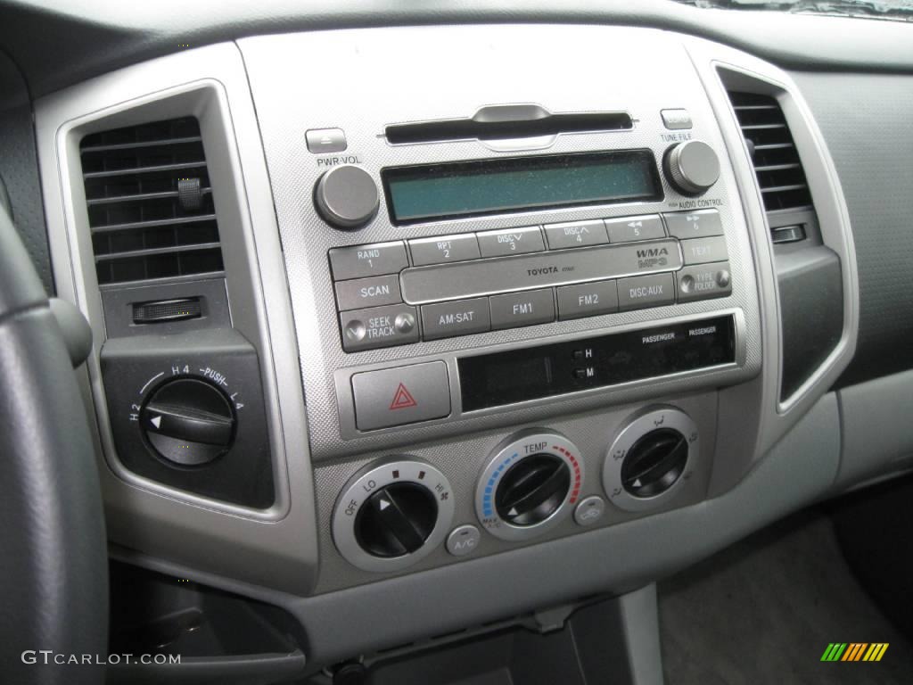 2009 Tacoma V6 TRD Sport Double Cab 4x4 - Black Sand Pearl / Graphite Gray photo #8