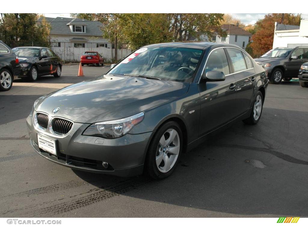 2006 5 Series 525i Sedan - Titanium Grey Metallic / Black photo #3