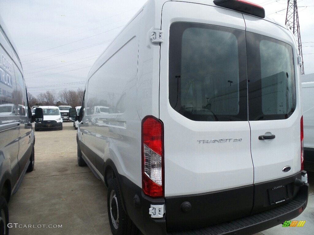 2019 Transit Van 250 MR Long - Oxford White / Charcoal black photo #3