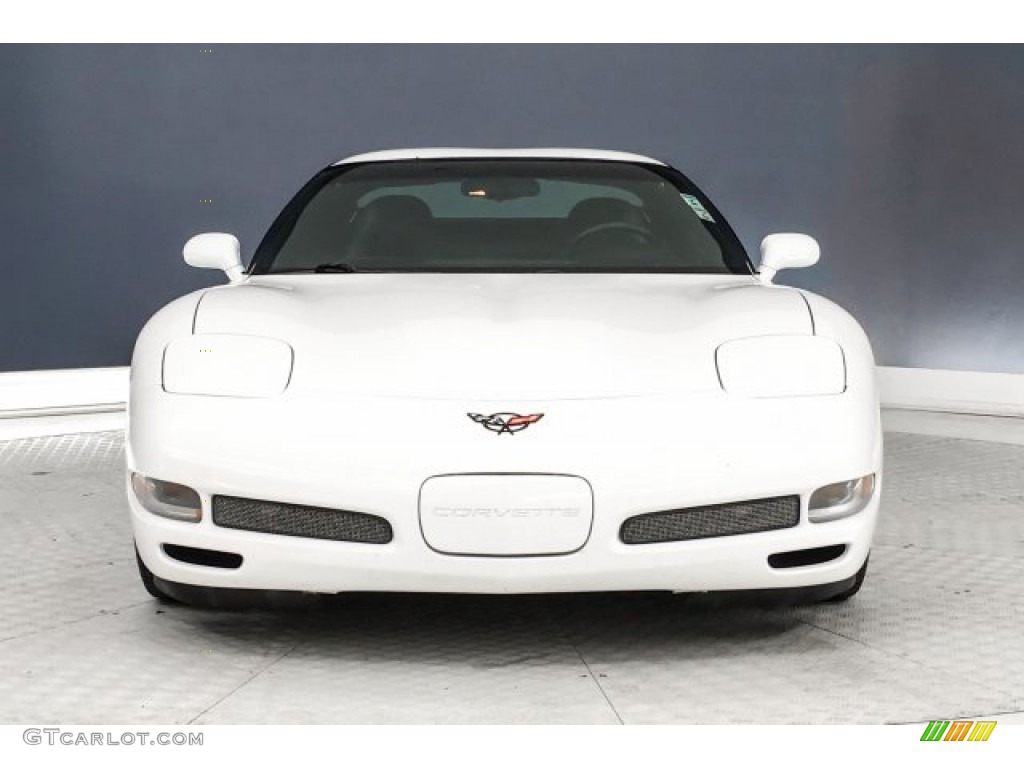 2004 Corvette Coupe - Arctic White / Black photo #2