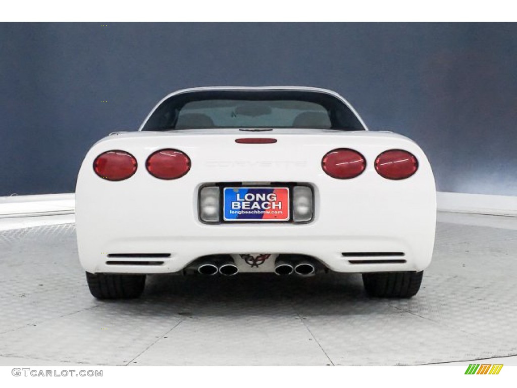 2004 Corvette Coupe - Arctic White / Black photo #3