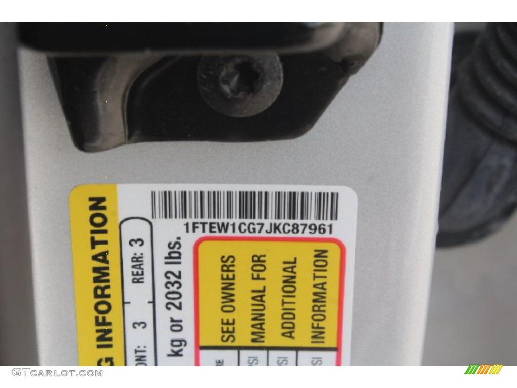 2018 F150 XL SuperCrew - Ingot Silver / Earth Gray photo #27