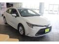 Blizzard Pearl White 2020 Toyota Corolla XLE Exterior