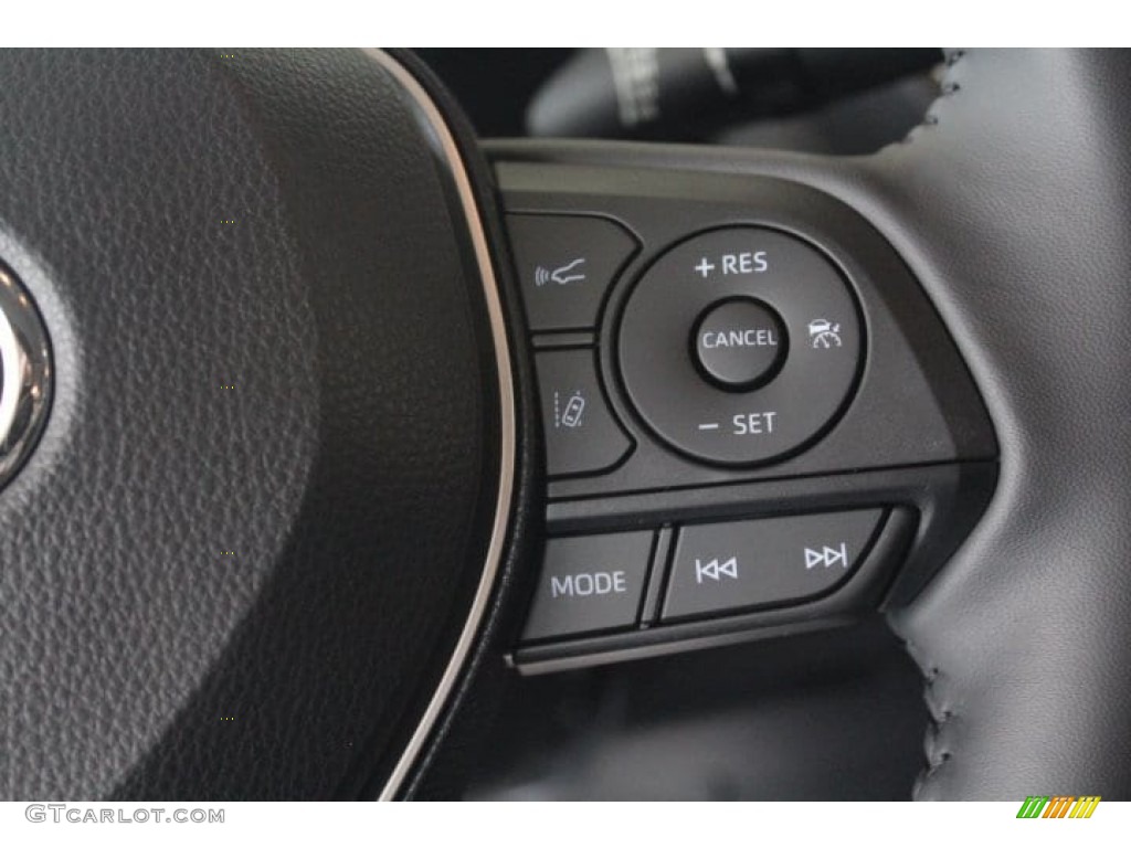 2020 Toyota Corolla XLE Black Steering Wheel Photo #132601720