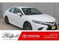 2019 Super White Toyota Camry SE  photo #1