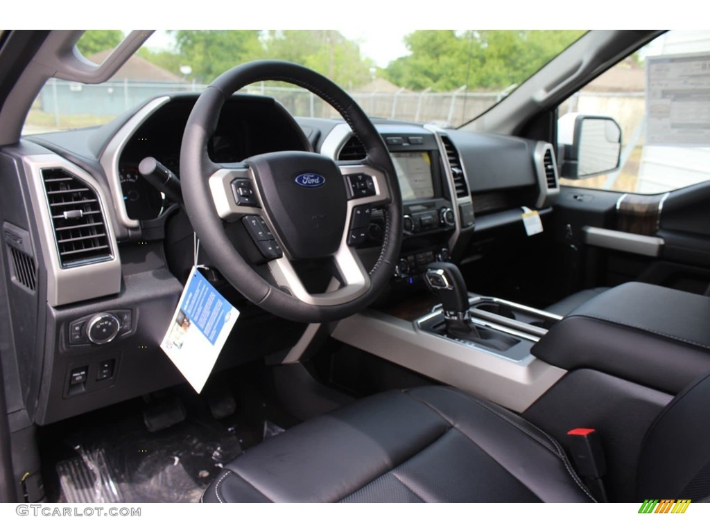 2019 F150 Lariat SuperCrew 4x4 - Oxford White / Black photo #11