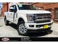 White Platinum 2019 Ford F350 Super Duty Limited Crew Cab 4x4