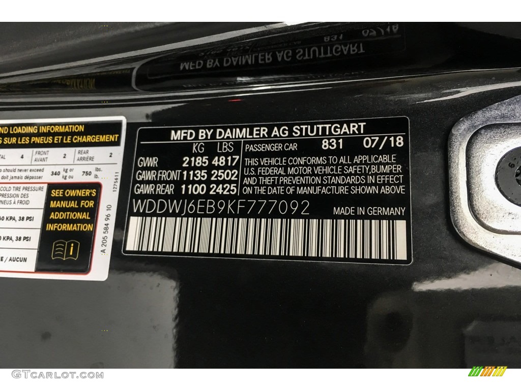 2019 C 43 AMG 4Matic Coupe - Graphite Grey Metallic / Black photo #11