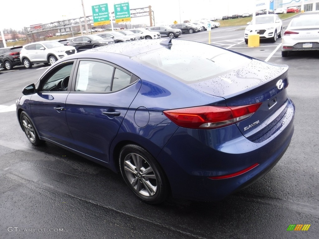 2017 Elantra Value Edition - Lakeside Blue / Black photo #8