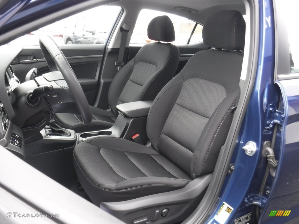 2017 Elantra Value Edition - Lakeside Blue / Black photo #15