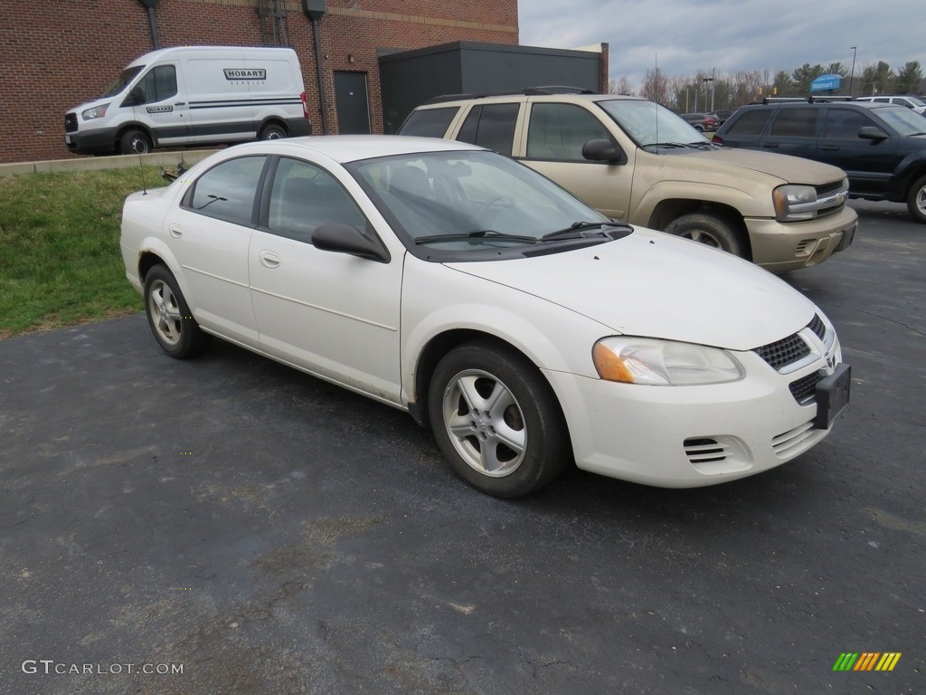 2005 Stratus SXT Sedan - Stone White / Dark Slate Gray photo #4