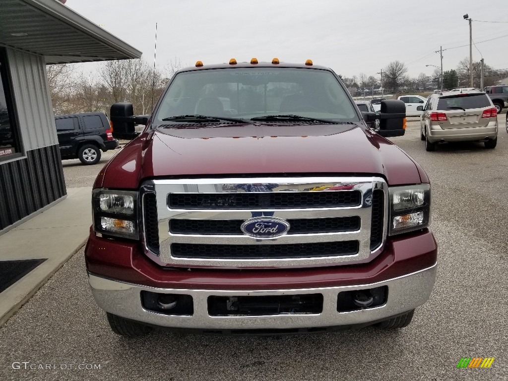 2006 F350 Super Duty Lariat Crew Cab 4x4 Dually - Dark Copper Metallic / Tan photo #7