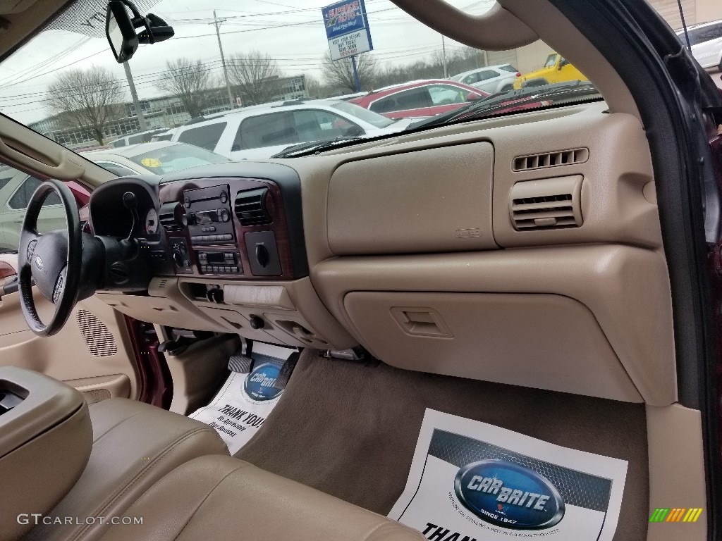 2006 F350 Super Duty Lariat Crew Cab 4x4 Dually - Dark Copper Metallic / Tan photo #18