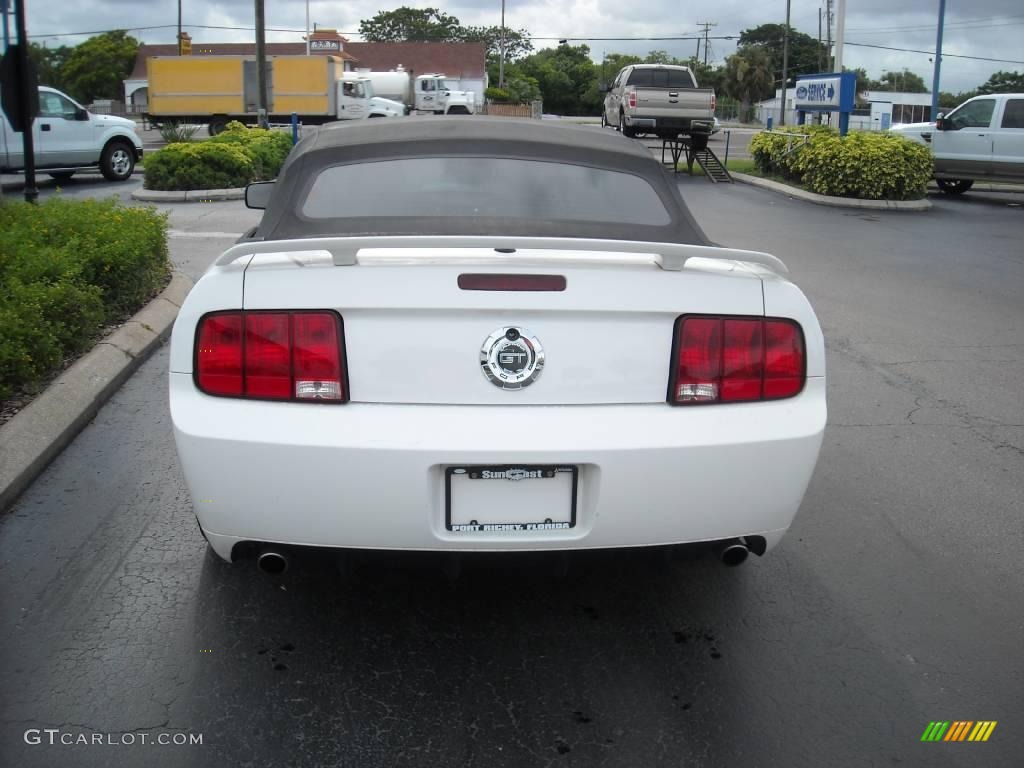 2007 Mustang GT/CS California Special Convertible - Performance White / Black/Dove Accent photo #4
