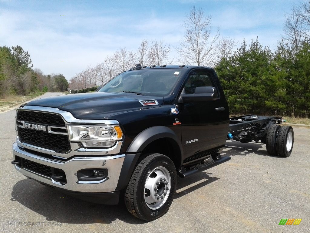 Black 2019 Ram 5500 Tradesman Regular Cab 4x4 Chassis Exterior Photo #132613457