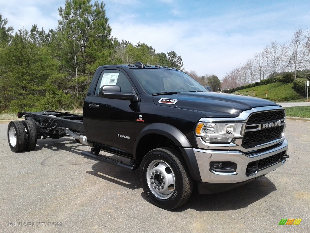Black 2019 Ram 5500 Tradesman Regular Cab 4x4 Chassis Exterior Photo #132613526