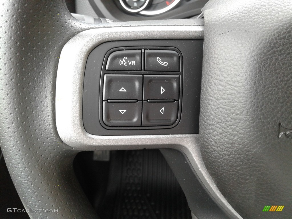 2019 Ram 5500 Tradesman Regular Cab 4x4 Chassis Black/Diesel Gray Steering Wheel Photo #132613802