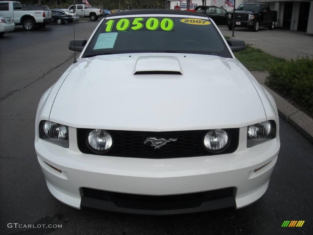 2007 Mustang GT/CS California Special Convertible - Performance White / Black/Dove Accent photo #31