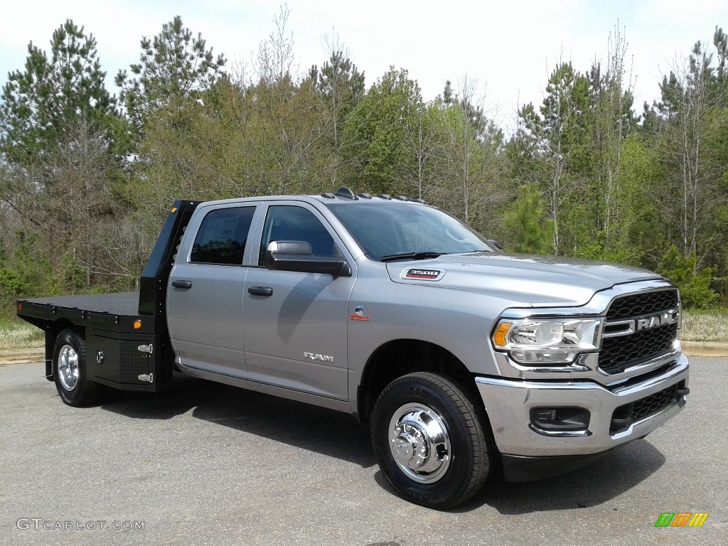 Billet Silver Metallic 2019 Ram 3500 Tradesman Crew Cab 4x4 Chassis Exterior Photo #132616628