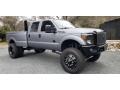 2011 Sterling Gray Metallic Ford F350 Super Duty Lariat Crew Cab 4x4 Dually  photo #12