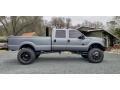 2011 Sterling Gray Metallic Ford F350 Super Duty Lariat Crew Cab 4x4 Dually  photo #14